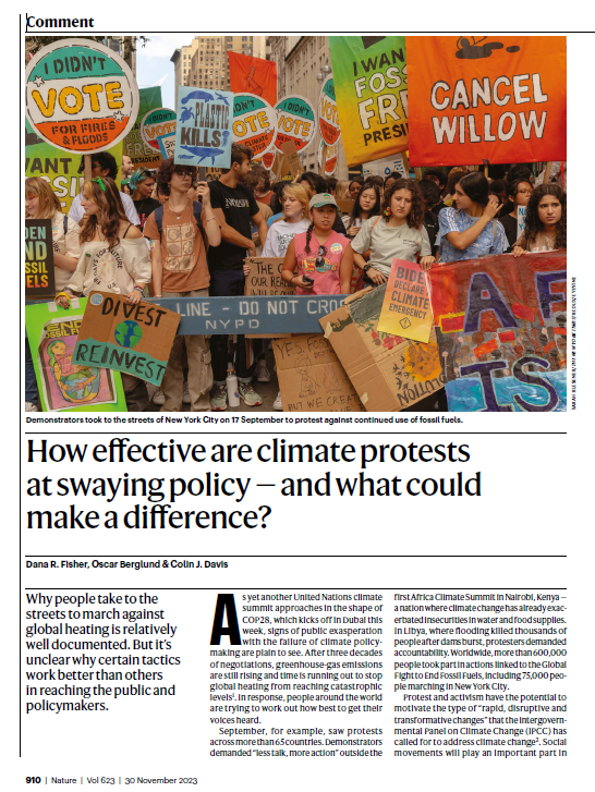 How Effective Are Climate Protests